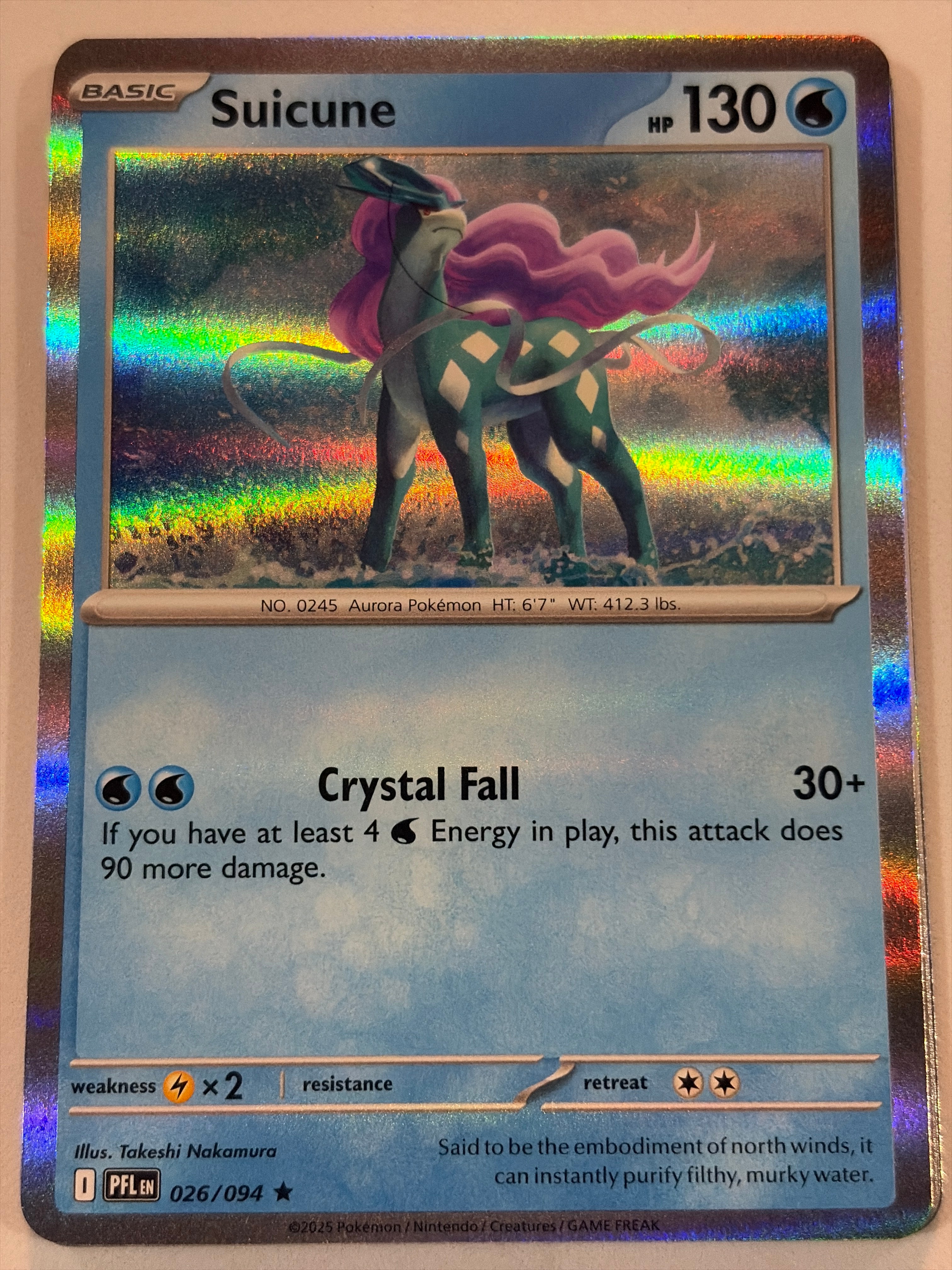 Carta Sucian PFL EN 026/094 Holofoil
