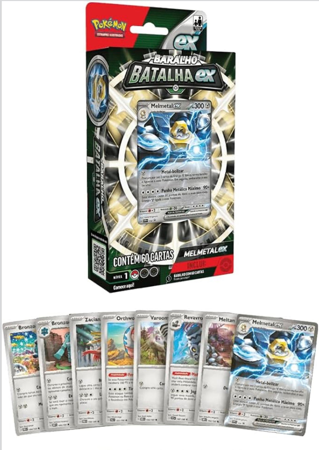 Deck De Batalha Pokémon TCG Melmetal Ex, Cor Estampado - Copag