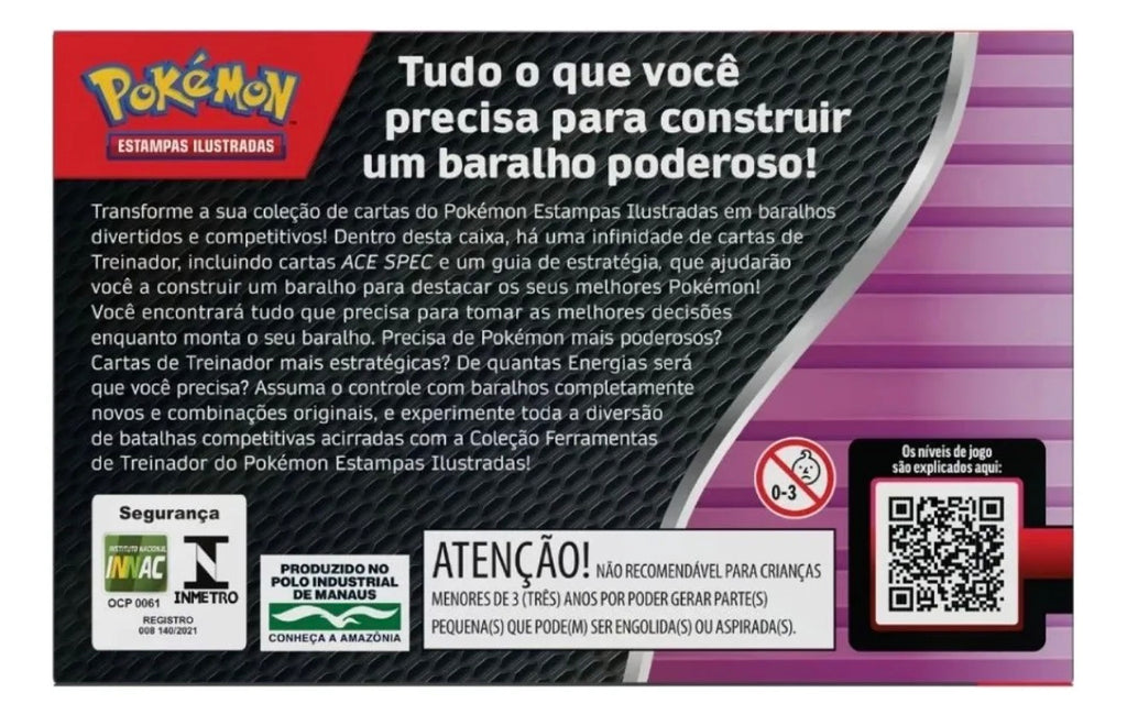 Pokemon Box Treinador Ferramentas 94 Cartas Fezandipiti Ex Fezandipiti Português