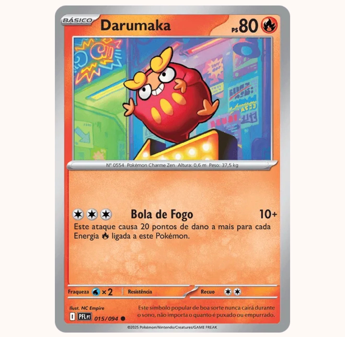Carta Darumaka 015/094 PFL-PT